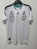 2026 F1 Benz New Pattern Short Sleeve Racing Suit