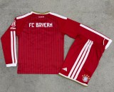 26-27 Bayern Home Long Sleeve Kids Soccer Jersey (长袖)