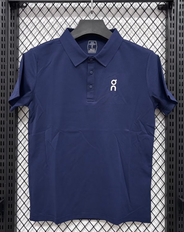 2026 ON Dark blue High Quality Polo Short Sleeve