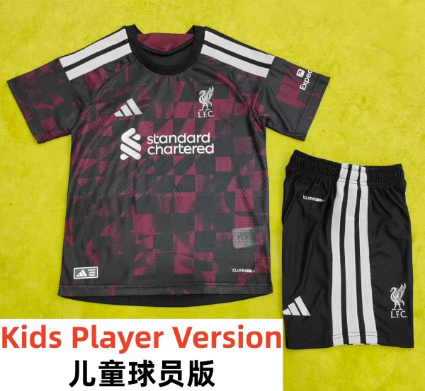 26-27 LIV Third Kids Player Version Soccer Jersey (球员童装)