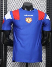 26-27 Man Utd EQT Blue Player Version Training Shirts