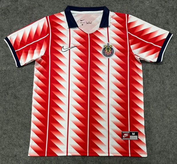 26-27 Chivas Guadalajara Red Retro Version Fans Soccer Jersey