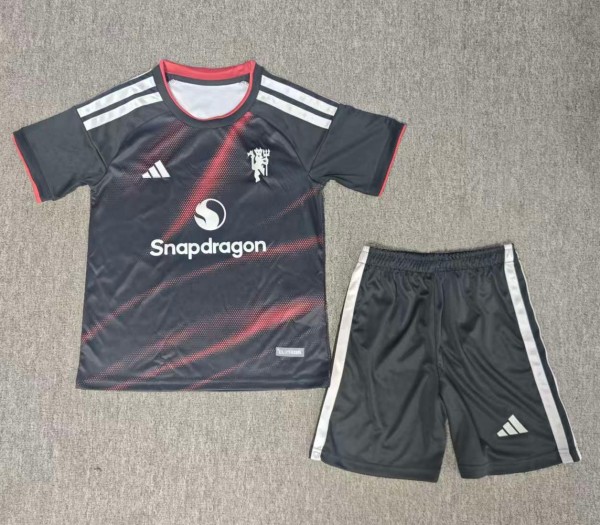 27-28 Man Utd Away Kids Soccer Jersey