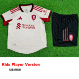 25-26 LIV Away Kids Player Version Soccer Jersey   (球员童装)