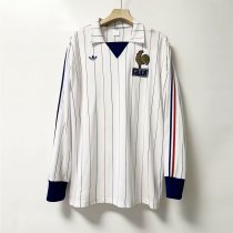 1980 France Away Retro Long Sleeves Soccer Jersey 1980 France Away Retro Long Sleeves Soccer Jersey