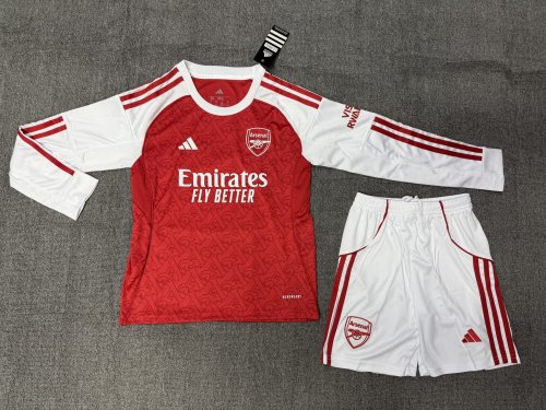 25-26 ARS Home Long Sleeve Kids Soccer Jersey  (长袖)