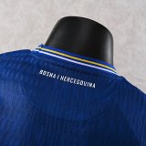 2026 World Cup Bosnia And Herzegovina Home Player Version Soccer Jersey
