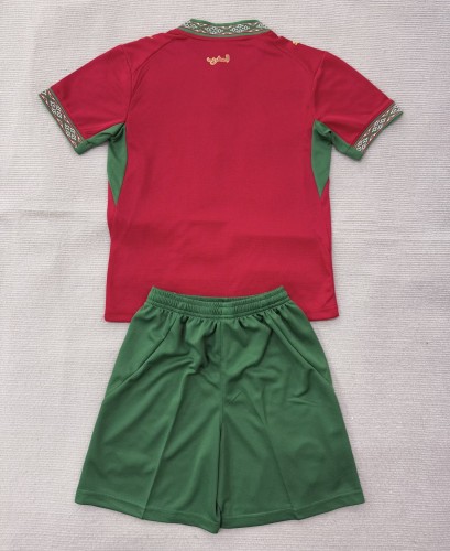 2026 World Cup Morocco Home Kids Soccer Jersey