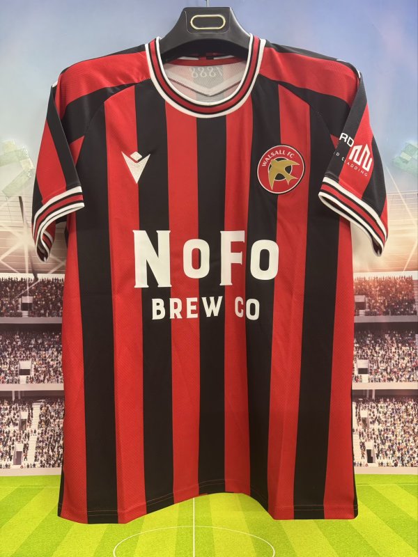 25-26 Walsall Home Fans Soccer Jersey