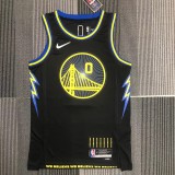 21-22 Warriors PAYTON II #0 Black City Edition Top Quality Hot Pressing NBA Jersey