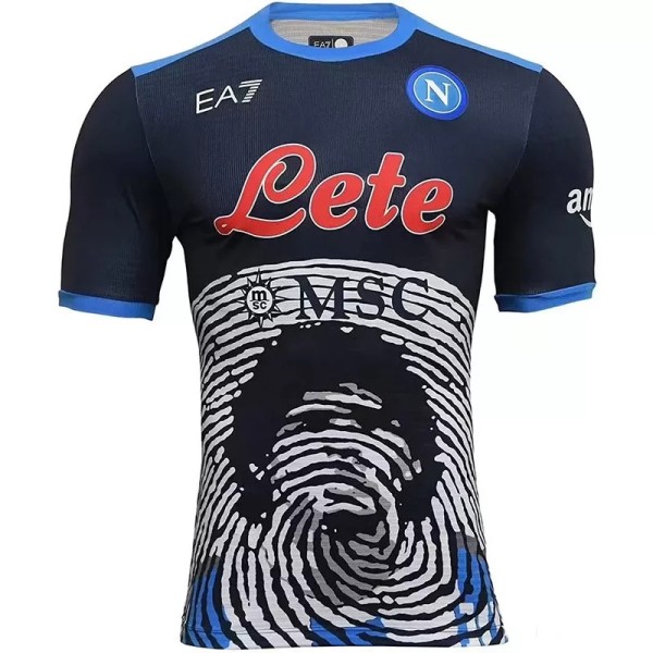 21-22 Napoli Commemorative Edition Blue Fans Soccer Jersey