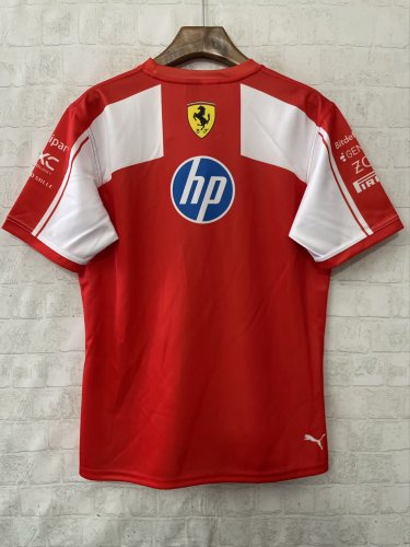 2026 F1 Ferrari New Pattern Red Short Sleeve Racing Suit