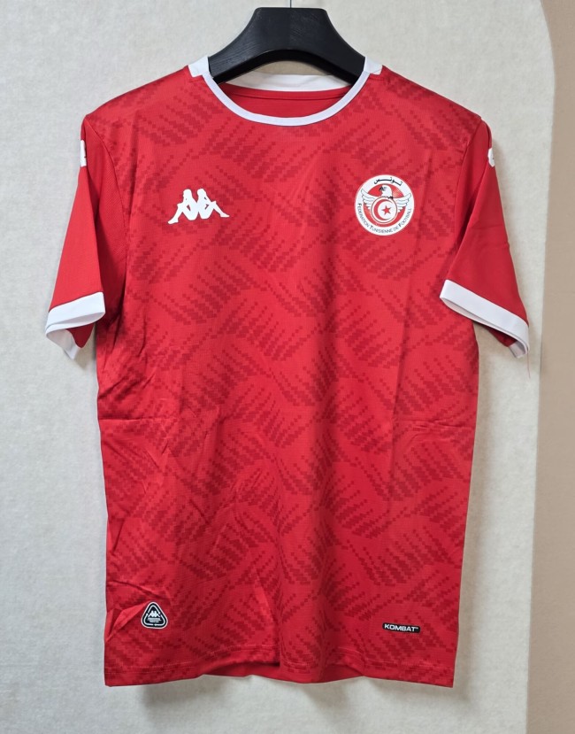 25-26 Tunisia Home Fans Soccer Jersey