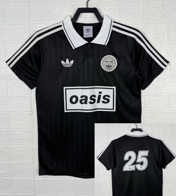2025 AD Oasis Joint Edition #25 Black Polo Short Sleeve