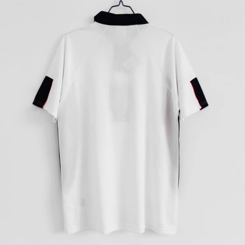 1998 England Home Retro Soccer Jersey