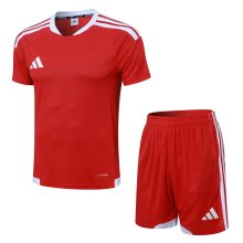 2026 AD Red High Quality Player Version Training Short Suit (球员套装)