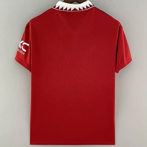22-23 Man Utd Home  Fans Soccer Jersey