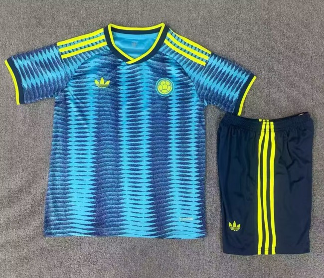 2026 Colombia Away Kids Soccer Jersey