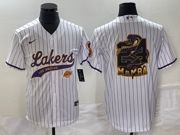 2025 MLB Los Angeles Lakers New Pattern Jersey