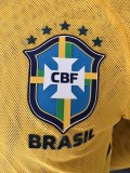 2026 Brazil Yellow Pre-Competition Training Windbreaker