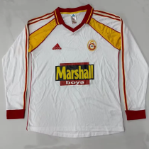 1999-2000 Galatasaray Away Long Sleeve Retro Soccer Jersey (长袖) 1999-2000 Galatasaray Away Long Sleeve Retro Soccer Jersey (长袖)