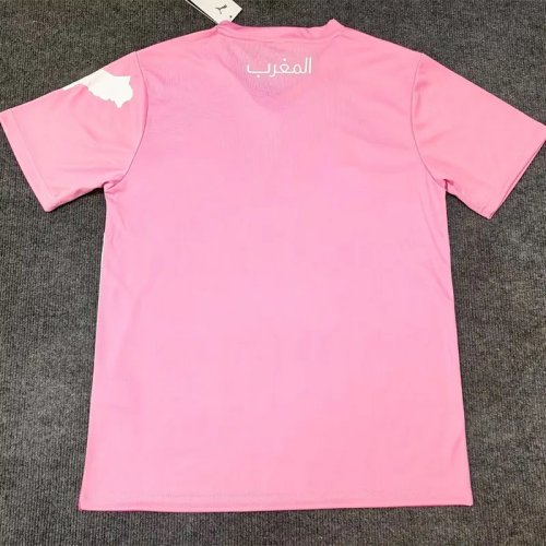 25-26 Morocco Pink White Special Edition Training shirts