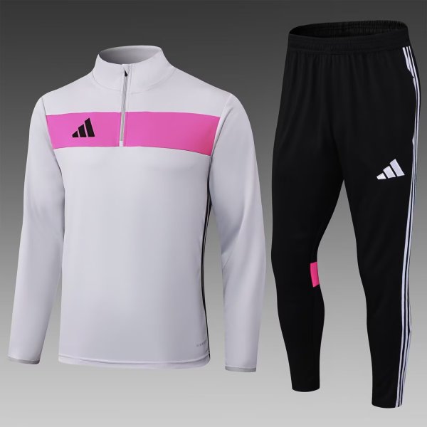 2025 AD Gray Half Pull Tracksuit