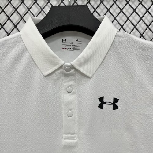 2026 UA White High Quality Polo Short Sleeve