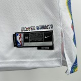 24-25 Nuggets MURRAY #27 White City Edition Top Quality Hot Pressing NBA Jersey