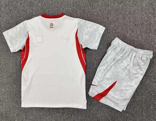2026 World Cup Poland Home Kids Soccer Jersey