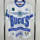 2026 BUCKS White Retro High Quality Casual T-Shirt #MN