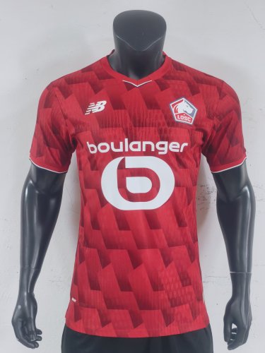 25-26 Lille Home Player Version Soccer Jersey