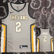 2018 Cleveland Cavaliers IRVING #2 Gray Top Quality Hot Pressing NBA Jersey 2018 Cleveland Cavaliers IRVING #2 Gray Top Quality Hot Pressing NBA Jersey