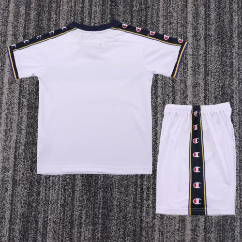 2002-2003 Parma Home Retro Kids Soccer Jersey