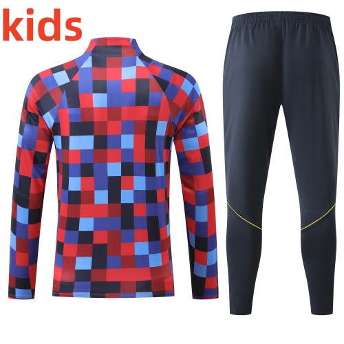 26-27 BAR High Quality Kids Half Pull Tracksuit