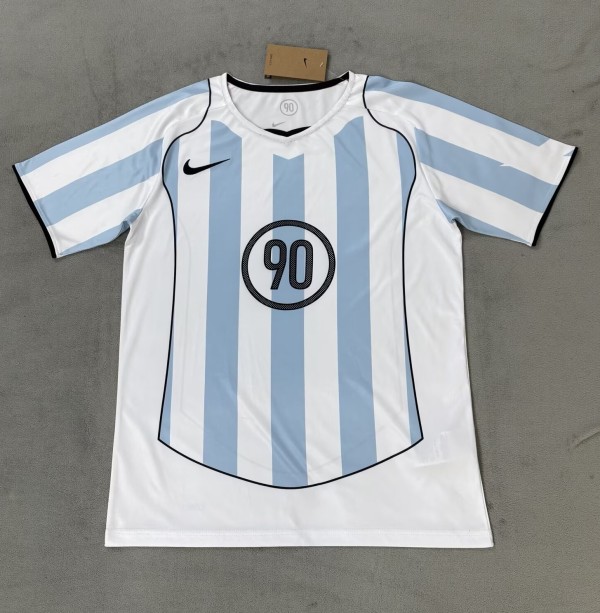 25-26 NK White Blue T-Shirt