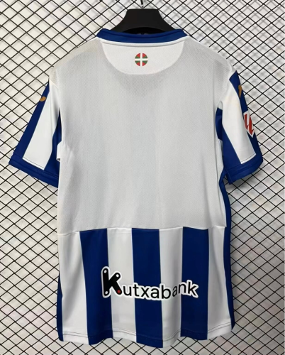 26-27 Real Sociedad Home Fans Soccer Jersey