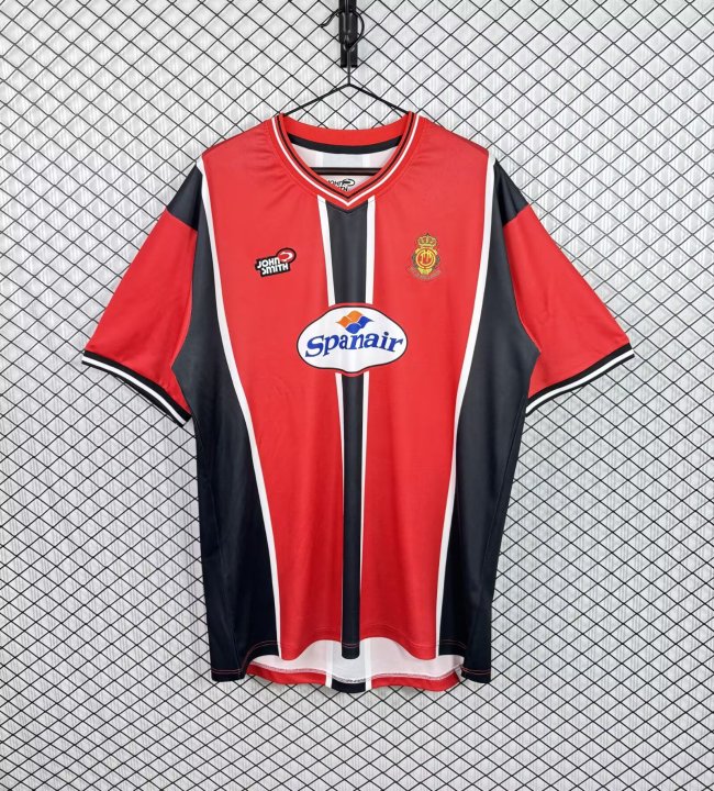 2001-2002 Mallorca Home Retro Sleeve Soccer Jersey
