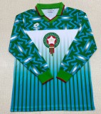 1994-1995 Morocco Away Long Sleeve Retro Soccer Jersey