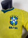 2026 World Cup Brazil Home Player Version Soccer Jersey