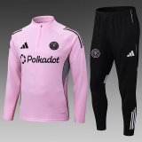 25-26 Inter Miami High Quality Half Pull Tracksuit