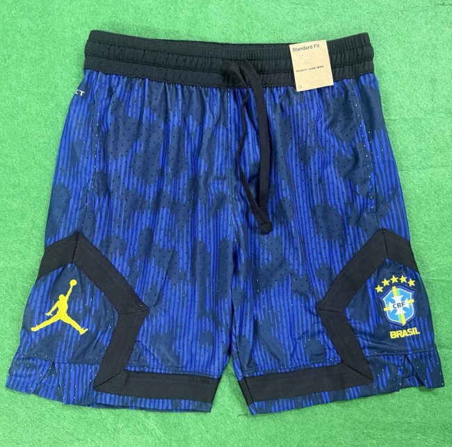 2026 Brazil Blue Casual Version Breathable Shorts Pants