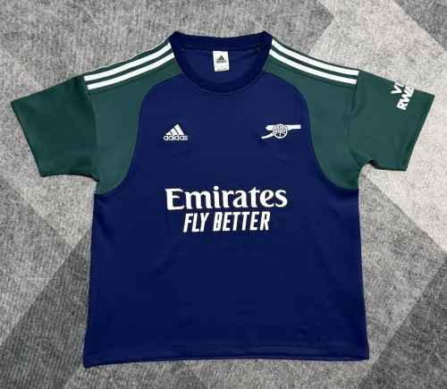 26-27 ARS Blue Short sleeves Loose And Thickened Hoody