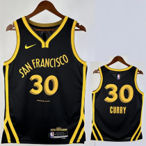 23-24 WARRIORS CURRY #30 Black City Edition Top Quality Hot Pressing NBA Jersey 23-24 WARRIORS CURRY #30 Black City Edition Top Quality Hot Pressing NBA Jersey