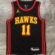 HAWKS YONNG #11 Black Top Quality Hot Pressing NBA Jersey