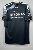 2026 F1 Benz New Pattern Short Sleeve Racing Suit