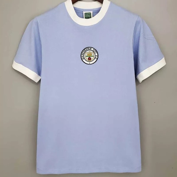 1972 Man City Home Retro Soccer Jersey
