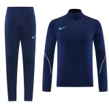 2026 NK Blue violet Half Pull Tracksuit