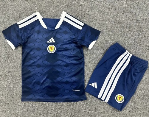 2026 World Cup Scotland Home Kids Soccer Jersey