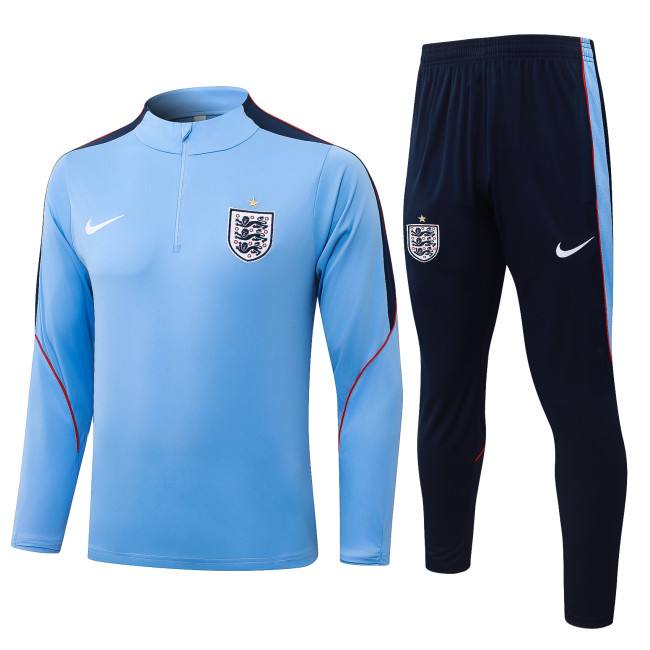 26-27 England High Quality Half Pull Tracksuit